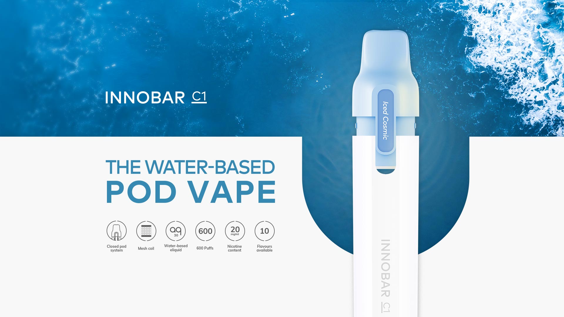 Innokin Launches World's First Water-based Pod Vape